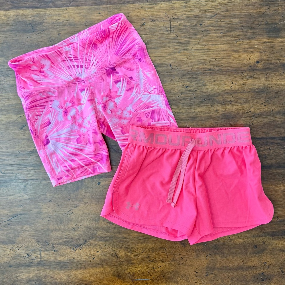 Under Armour and Ideology Workout Shorts Size Sm VGUC